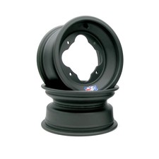 DWT A5 FRONT WHEEL PAIR 10x5 4X144 BLACK FOR HONDA TRX450R