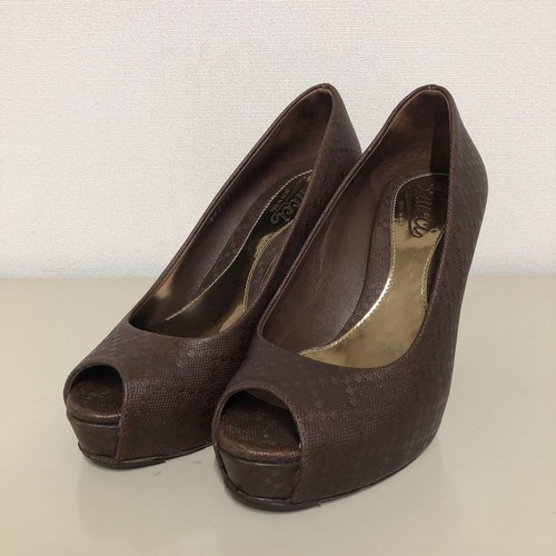 Gucci Czółenka Buty na obcasie Brązowe Prawdziwa skóra Rozmiar 35,5 US Około 5,5 Dla kobiet - Zdjęcie 1 z 24