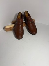 Men's GUCCI Brown Leather Loafers Size US 8.5