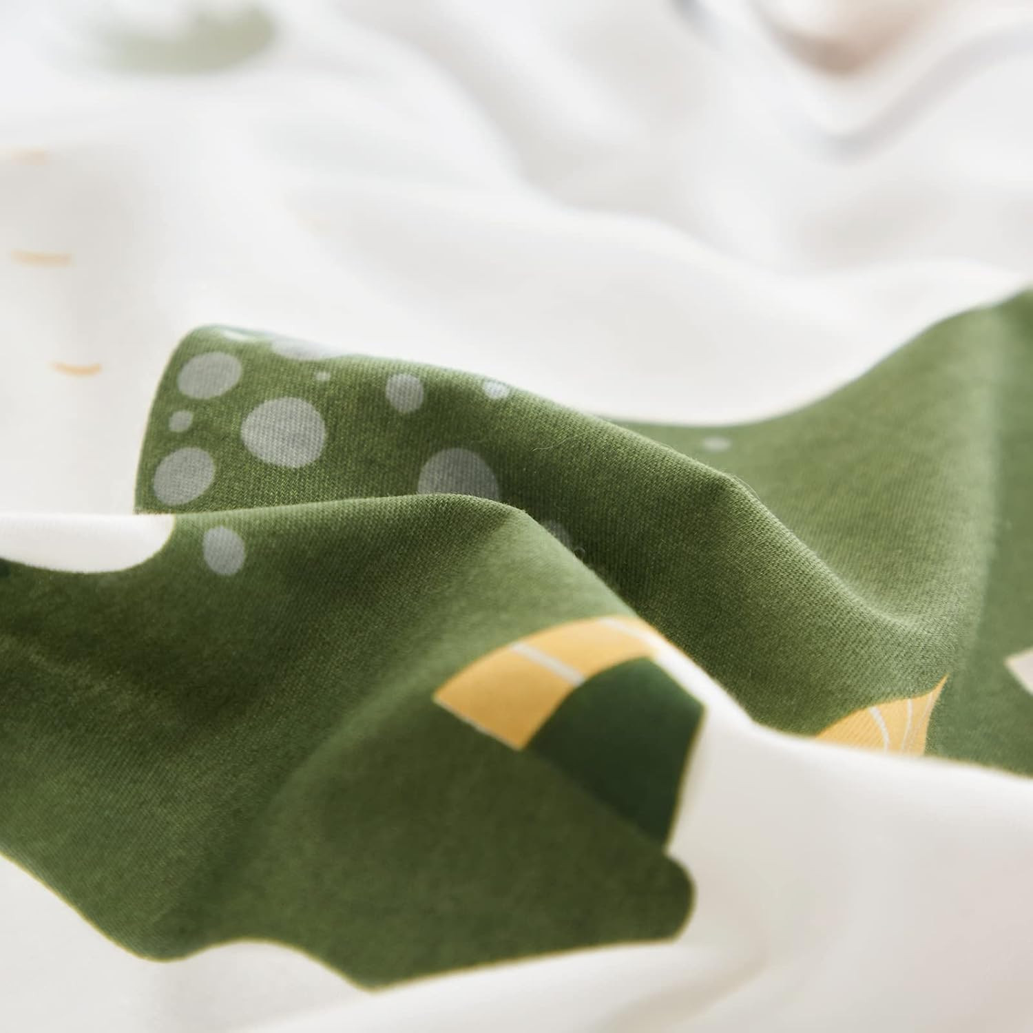 Joyreap Dinosaur Kids Cotton Comforter Queen (88"x88"), Dino Green 