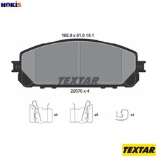 BRAKE PAD SET DISC BRAKE 2207001 FOR JEEP CHEROKEE/SUV/HATCH/MEDIO EBTEC1 2.0L