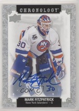 2018-19 Upper Deck Chronology Franchise History Mark Fitzpatrick Auto 4lz
