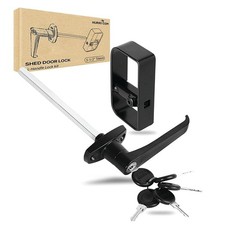 Shed Door L-Handle Lock Kit -Shed Door Latch with 4-1/2" Stem,Shed Door Lock ...