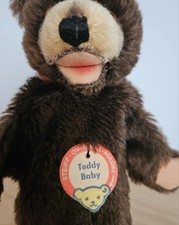 STEIFF Teddy Baby Hand Puppet  ALL IDs 1959-67 Vintage Mohair German EXCELLENT