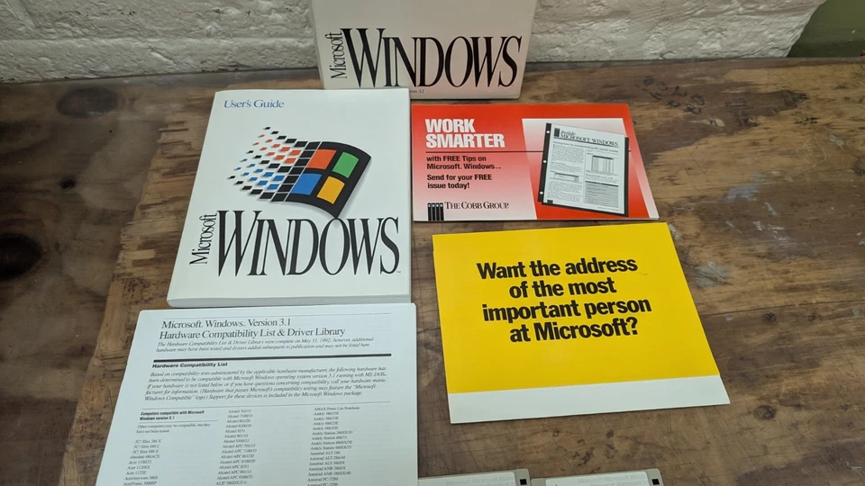 Microsoft Windows Operating System Version 3.1 Special Upgrade Edition Complete - Image 3 of 4