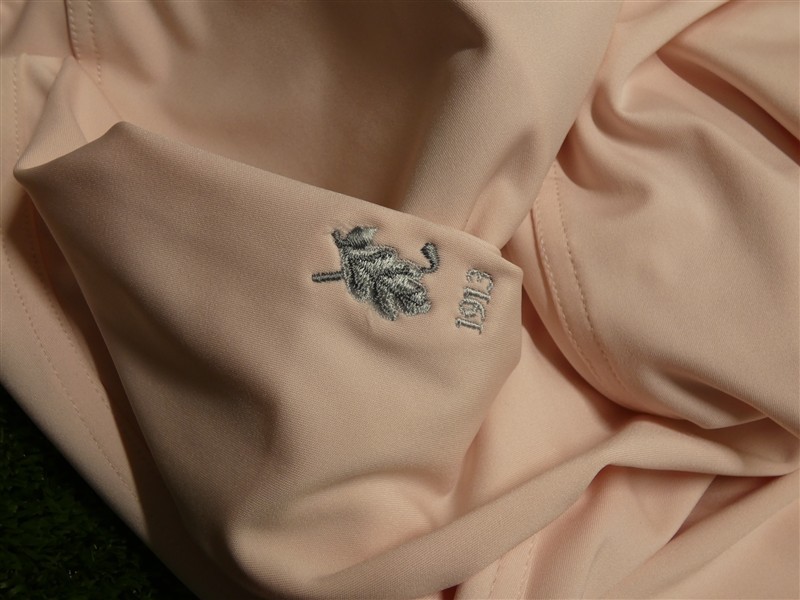 Dunning Golf Player 2.0 Tech 1/4 Zip Pullover CC Logo Pink Small