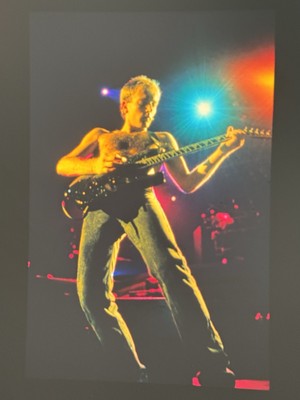 Def Leppard Photo Transparence Original 35mm Positive Glissage Promo Environ