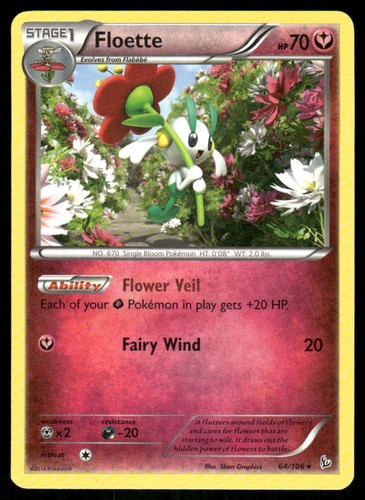 Floette 64/106 - Flashfire - Rare LP