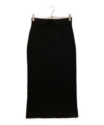 Pinky & Dianne Knit tight skirt 38 black Ext+++