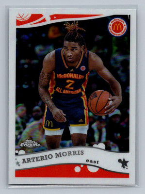 Arterio Morris 2022 Topps Chrome McDonald's All American 2006 Flashback #2K6-18