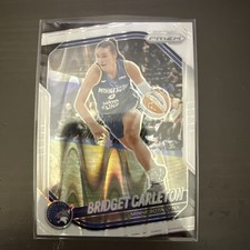 2025 Panini Prizm WNBA Bridget Carleton White Seismic Prizms #88 Minnesota Lynx