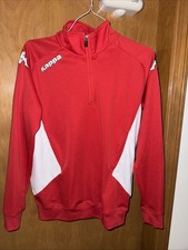 KAPPA MEN 1/4 RED MEDIUM PULLOVER B33 