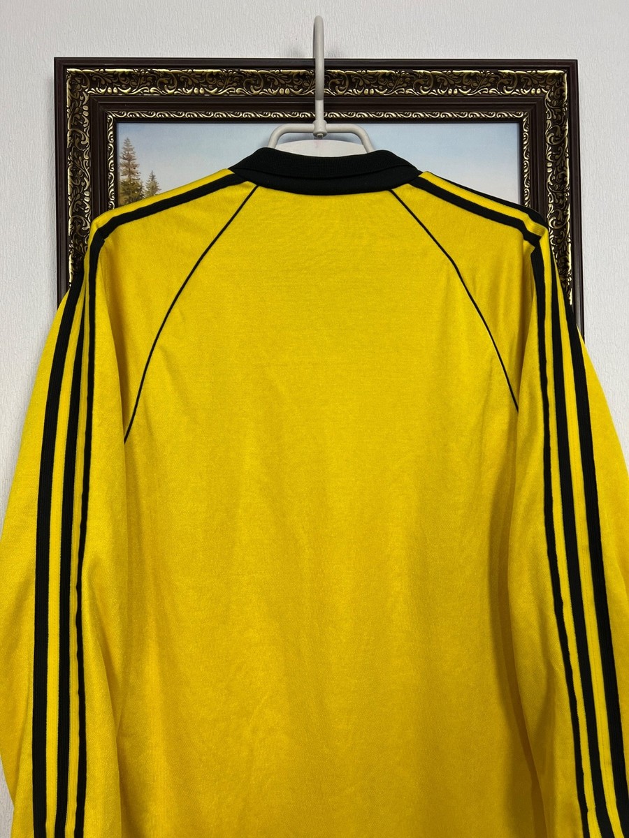 Vintage 80's Adidas West Germany Football Shirt Long Sleeve Jersey