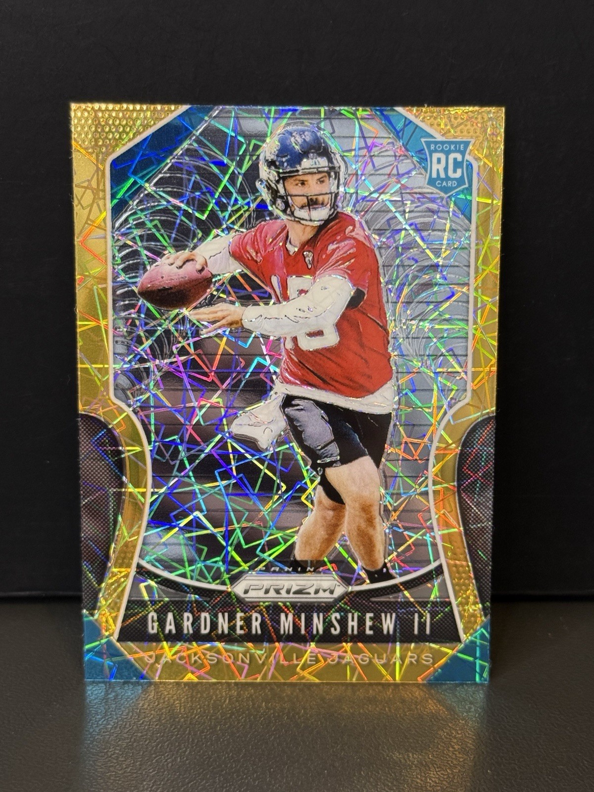 Gardner Minshew RC Orange Lazer - 2019 Panini Prizm Football - Jaguars