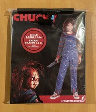 Amscan Chucky Child  s Play Classic Horror Jumpsuit Costume Child Large 12-14 NEW