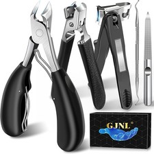 Toenail Clippers for Seniors Thick Toenails, Heavy Duty Large Toe Nail Clippers