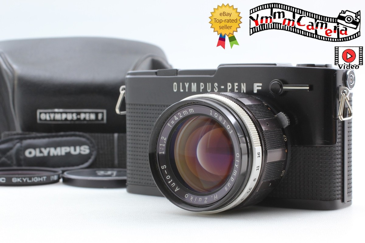 OLYMPUS - オリンパス ペンFT Near MINT w/Case] Olympus Pen FT Black Half Frame Film