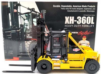 Weiss Brothers 033-Y 1:50 Taylor XH-360L Heavy Duty Forklift - Yellow