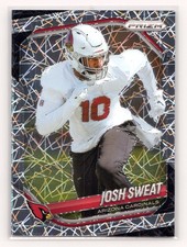2025 Panini Prizm #4 Josh Sweat Lazer