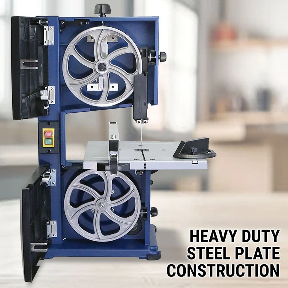 400W Bandsaw Band Saw Wood Benchtop Timber Vertical Machine Woodworking Cutter - image 2 of 4