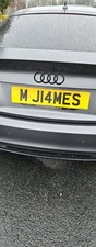 James personalised car registration number