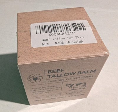 Organic Grass-Fed Tallow Balm Face Body Moisturizer 118mL / 4 FL OZ