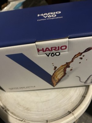 HARIO V60 Stainless Steel Gooseneck Coffee Drip Kettle 1.2L Induction