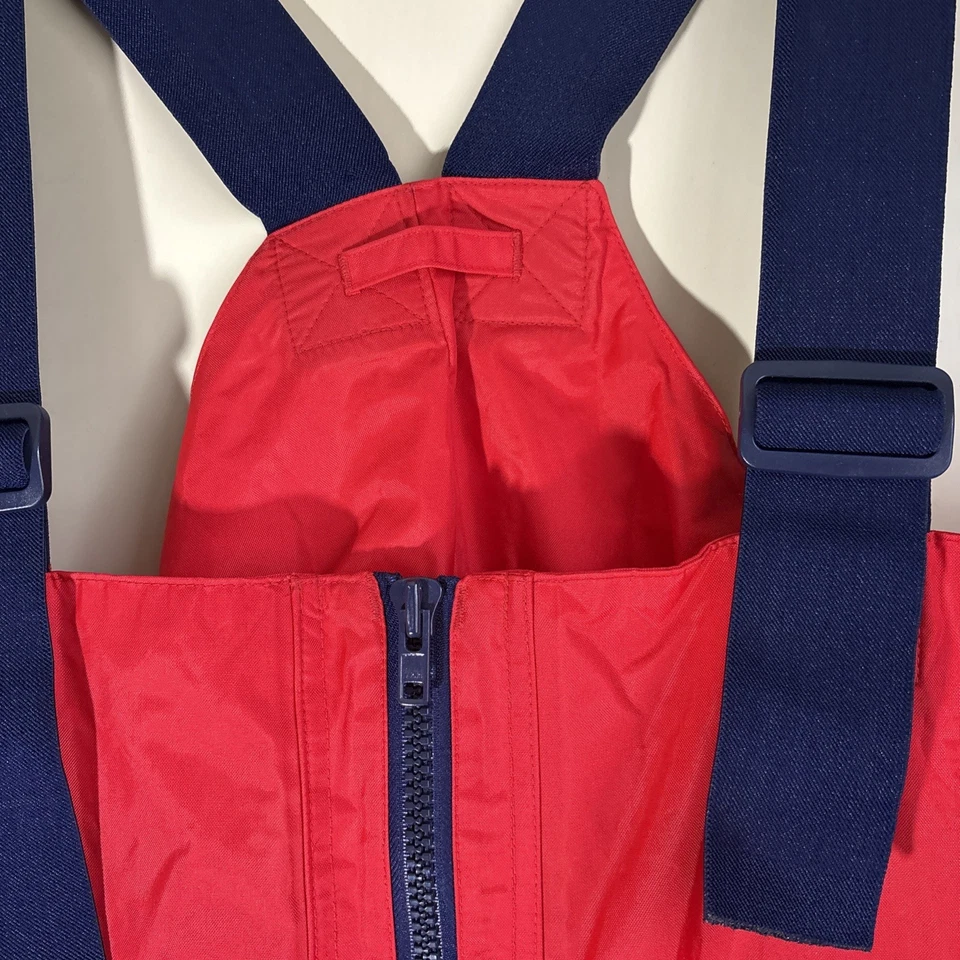Pantalones con tirantes para hombre High Seas Nautical Gear rojo en alta mar vela navegación talla XL Foto 4 de 4