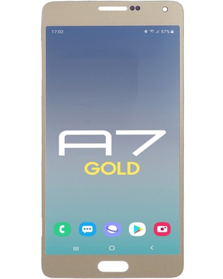 For Samsung Galaxy A7 2015 LCD With Touch Gold Replacement Part