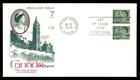 Mayfairstamps Canada FDC 1971 pair 7 cents coil kingswood First Day Cover aaz_04