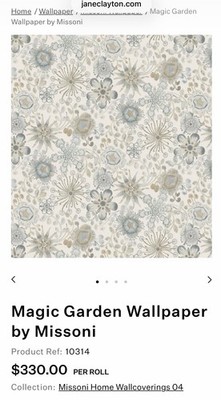 Designer Wallpaper Missoni - SKU: MI10314. Brand New