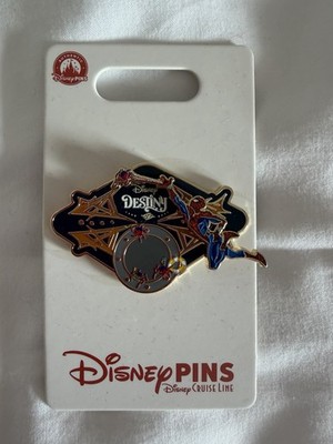 DCL Disney Cruise Line: NEW DESTINY - Spider-Man + Spider-Bots Ship Stern Pin