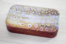 Richard Wheatley LL Bean Brook Trout Fly Box Aluminum UNUSED UK  J23