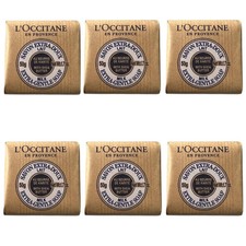 LOccitane Milk Soap Bars 50g 1.7 oz each. 6-p...