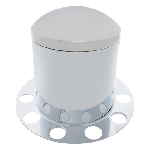 United Pacific 10212 Axle Hub Cover Rear Chrome Dome with 1.5" Nut Cover