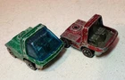 hot wheels redline Lot 2 Semi Cabs 1968.