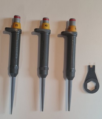 3er Set Eppendorf Einkanalpipetten, 25-100 μl; 25 ul, 40 ul, 100 ul