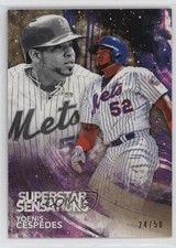 2018 Topps Superstar Sensations Gold 24/50 Yoenis Cespedes #SSS-49 0n0