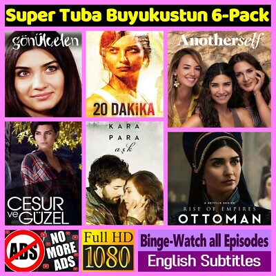 Tuba Buyukustun * Super-6 Pack * 1080p * Mega Bundle * English Subs * No Ads *