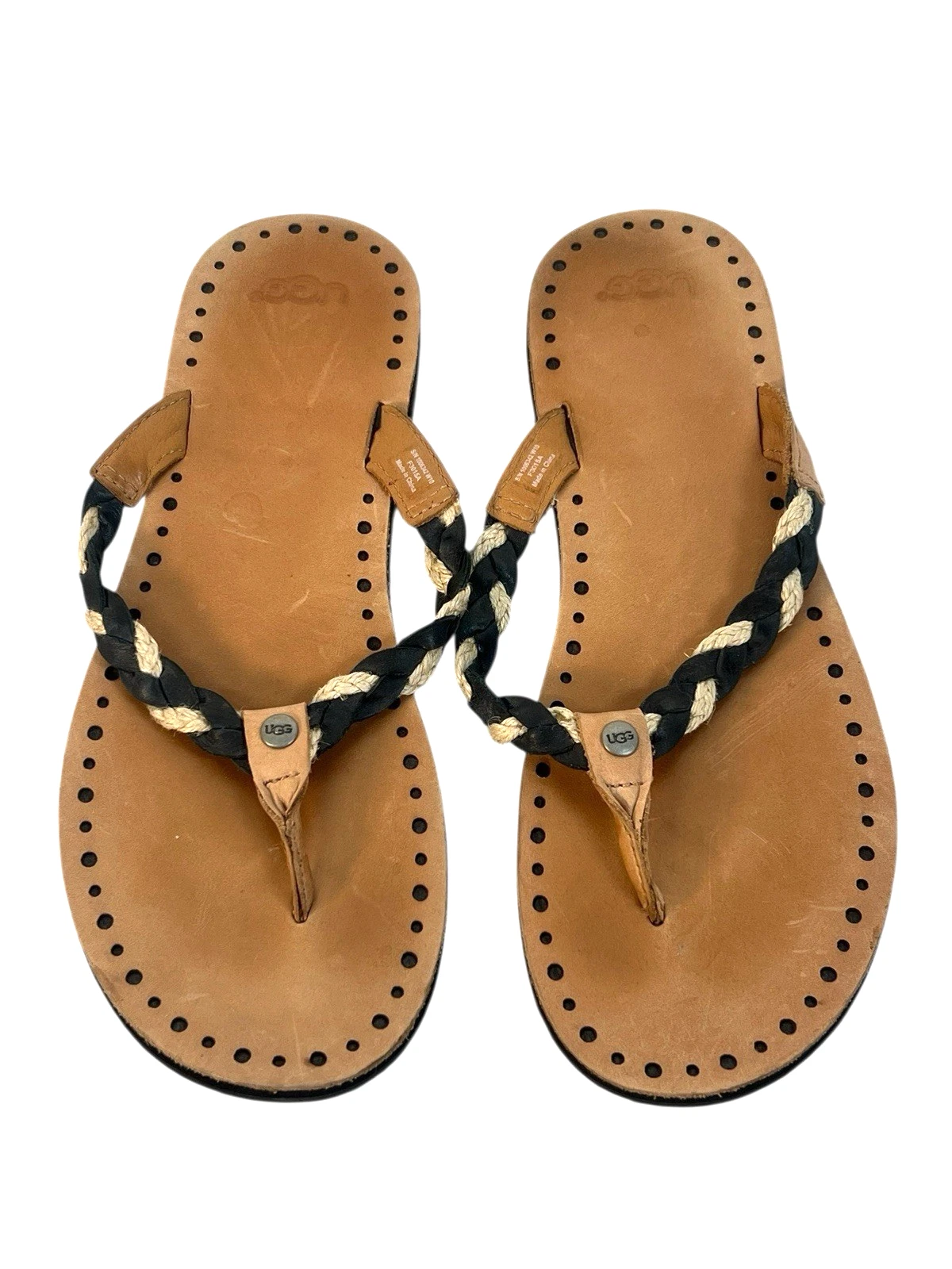 UGG Navie sandali donna 10 infradito infradito infradito infradito intrecciati