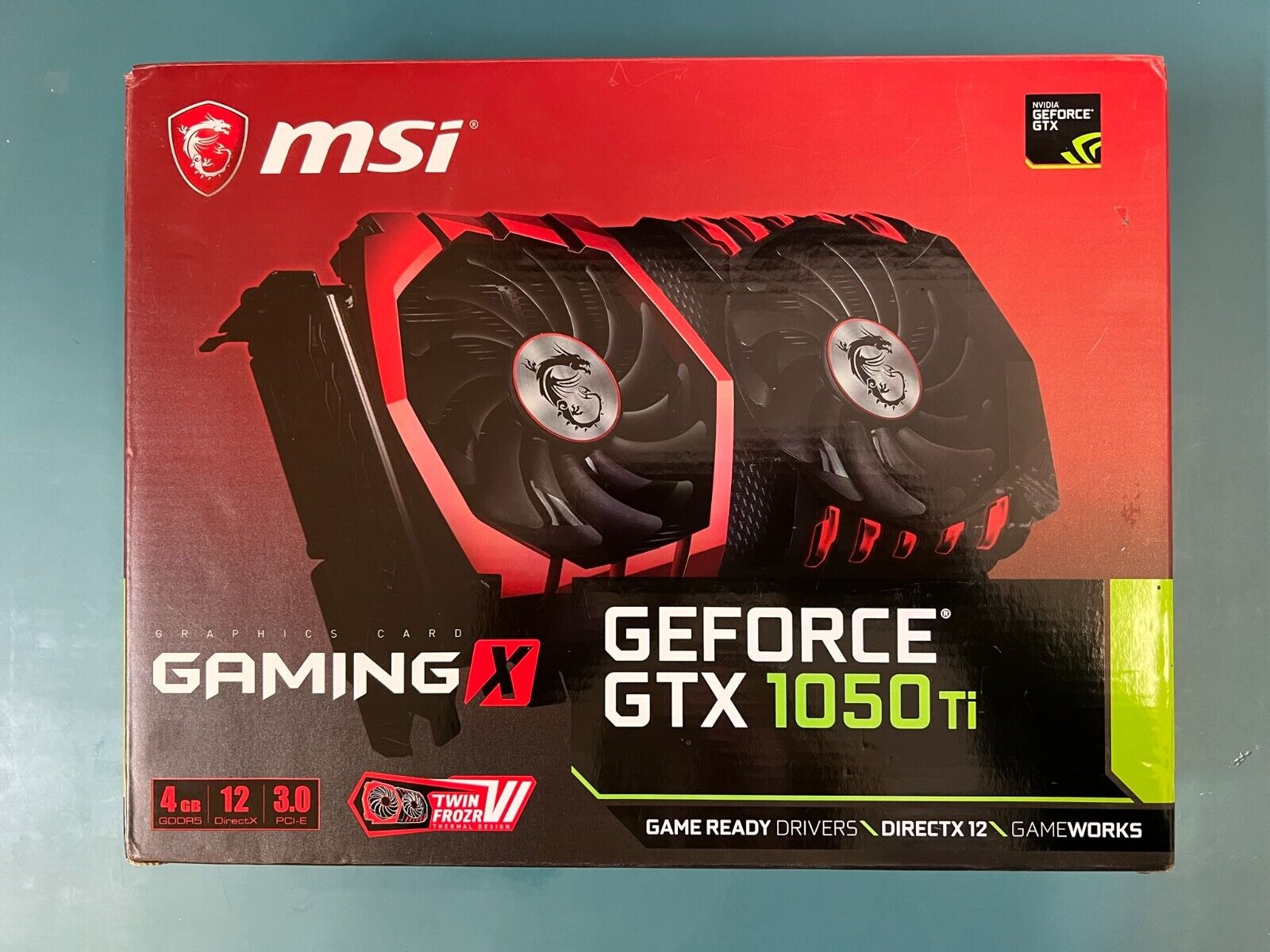 Msi 1050 gaming x 4g