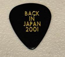 ERIC CLAPTON GUITAR PICK BACK IN JAPAN 2001 WORLD TOUR CONCERT STAGE PLECTRUM