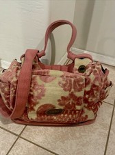 Tapestry Diaper Bag Pink Retro Petunia Pickle Bottom Cute Posh Nanny Pink Baby