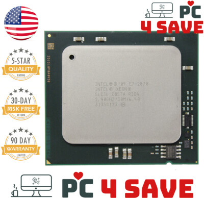 Intel Xeon E7-2870 SLC3U 2.40GHz 30MB 10-Core LGA 1567 Server Processor 130W P4S