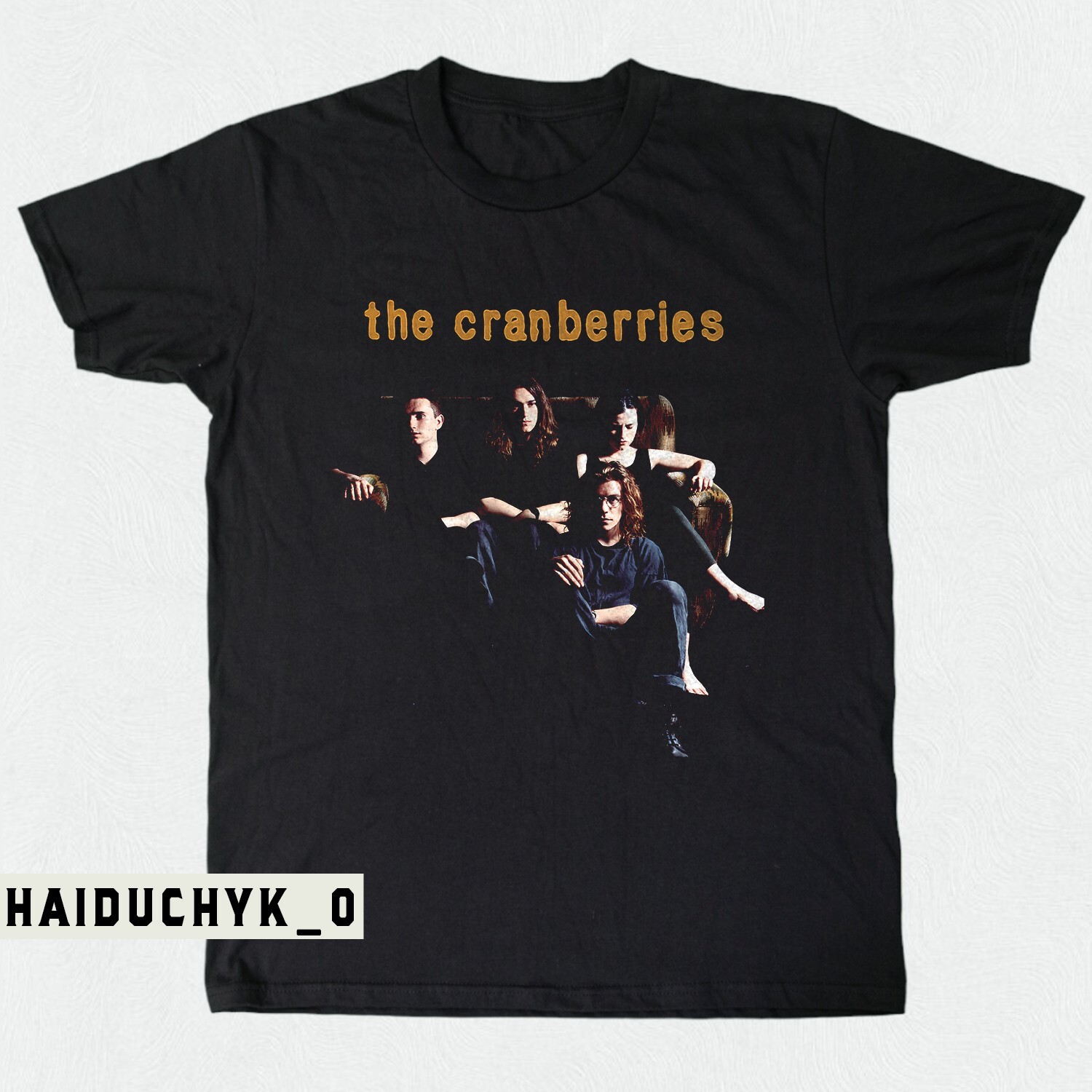 The Cranberries Fans Gift Rock Unisex Black T-shirt Size S-5XL