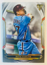 2019 Topps Triple Threads RHYS HOSKINS Onyx Parallel #'d /50