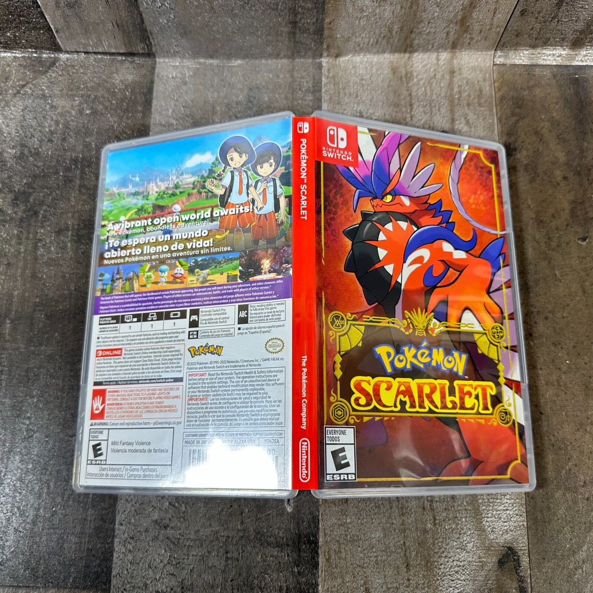 Pokemon Scarlet Nintendo Switch CASE ONLY NO GAME | eBay