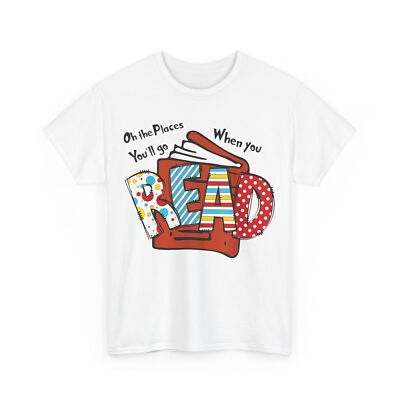 World Book Day 2025 Shirt, Oh The Places You Will Go When You Read T-shirt 