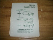 Revue technique Peugeot 204