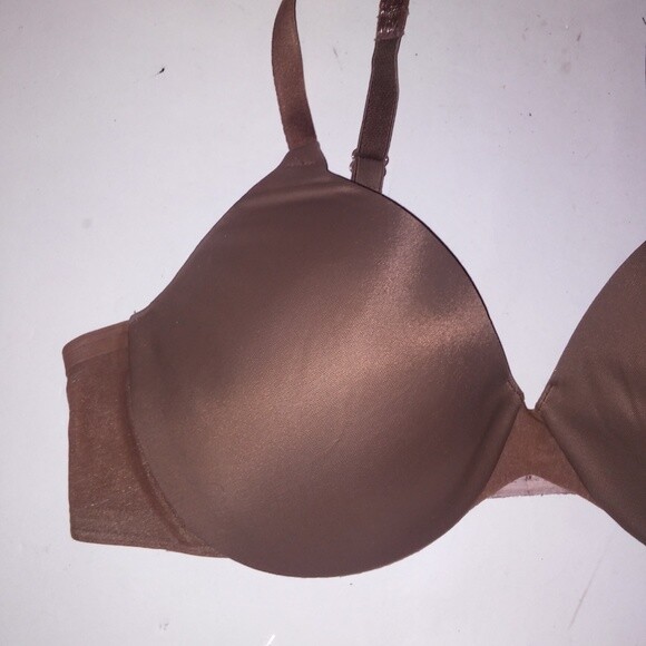 Bali Bra 36C Brown Solid Lined Cups Underwire - image 3